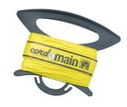 CORDAMAIN - ENROULEUR A CORDEAU TRESSE PP 1,5MM - 50M