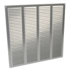 GRILLE PERSIENNE ALU GRIS ANTI INSECTE  DIMENSION 39X40     - LM3940G