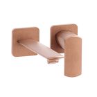 LAVABO MURAL PROFILO AVEC ROSACE DROIT BEC 22.5 UP&D OR ROSE BROSSE
