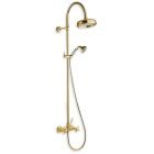 colonne de douche chambord retro complete dore