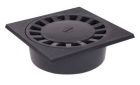 SIPHON COUR 25X25 SORTIE 80/90/100 GRIS FONCE   - SC891