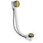 vidage baignoire automatique 57 cm nf  long life+ siphon vieux bronze