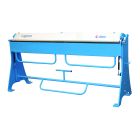 Plieuse LAGOON® 2 m avec coupe manuelle incluant adaptation coupe-feuilles et Rotalame® avec table arrière, casier et butée