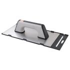 Taloche droite affûtée en acier inoxydable avec manche bi-matière 300x150 mm / 58611ABIMINOX