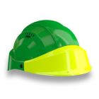 Casque - Orizon vert visiere fluo jaune - Taille unique