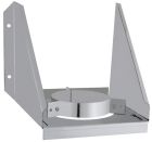 SUPPORT MURAL INOX DOUBLE PAROI APOLLO PELLETS Ø80