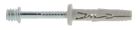 Cheville en nylon - HITM - diam. 6 mm x long. 32 mm - Boîte de 100