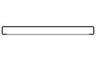 Planche plane PVC 100 mm longueur 6 ml blanc signalisation 3