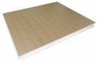 Plaque lisse pour plancher chauffant - Assemblage facile et rapide par simple emboitement - PU - 1200x1000mm - Epaisseur : 57 mm - R 2,60 - Paquet de 7 - ACERMI
