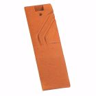 Demi tuile terre cuite - Plate 17x27 Ambre - long. 26,8 cm x larg. 8,3 cm