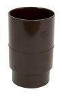 MANCHON FEMELLE/FEMELLE DIAMETRE 80 MARRON - UJRGTM