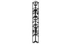 Coin extérieur pour planche de rive PVC P131 et P156 blanc signalisation 3