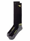Chaussette d'hiver coton gris / noir - Taille XL