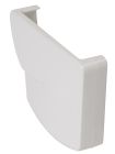 FOND GOUTTIERE DROIT POUR PROFILE GOUTTIERE OVATION 28 BLANC - UFD28B