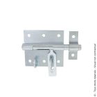VERROU BOX PORTE-CADENAS + GACHE D16 ZINGUE BLANC