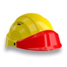 Casque - Orizon jaune visiere rouge - Taille unique