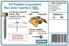 SEAU DE KIT 6.3X75 P5 RAL 9010 BAC1000T