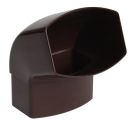 COUDE MF 67'30 POUR TUBE DE DESCENTE 105X76 TYPE OVATION 38 MARRON - UCM6GTM