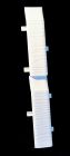 Jonction à coller aspect nervuré bois haut 300 mm - Jonction à coller aspect nervuré bois haut 300 mm pour Bardage Barcel couleur BLANC