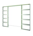Châssis à galandage - Sillage ÉPURE double vantail 2040x2060mm