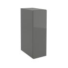 COQUETTES ALLIANCE 250 réversible 1 porte GRIS BRILLANT 250 x 868 x 450 mm