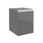 COQUETTES SPIRIT 400 réversible 1 porte  GRIS BRILLANT 400 x 540 x 450 mm