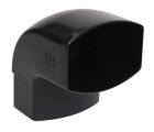 COUDE MF 87'30 POUR TUBE DE DESCENTE 105X76 TYPE OVATION 38 NOIR     - UCM8GTN