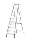 Marchepied aluminium simple PROBAT 8 marches - haut. 3,90m - Probat