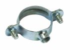 Collier de fixation simple - Acier nickelé - Pour tube Ø32 mm - Sachet de 5 pièces