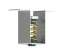 ATTACHE ACOUSTIQUE A RESSORT METALFASE SUSP. P/TIGE FIL. DIAM 6 MM CHARGE DE 10KG