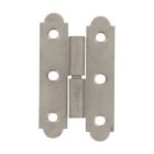 Paumelle espagnole inox droite 80x45mm-blister x2