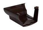 ANGLE DE GOUTTIERE EXTERIEUR A 90° POUR TYPE PROFILE LG38 MARRON - AEC38M