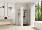 Porte pivotante (intérieur/extérieur) sans seuil à largeur de passage maximale - SMART DESIGN P SS 100 NOIR TN
