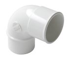 COUDE SIMPLE MALE/FEMELLE 87'30 DIAMETRE 40 BLANC - CH8B
