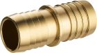 raccord PTR jonction droite laiton Ø sur crans 35.5 pour tuyau polyéthylène Ø40