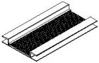 Profilé de ventilation pour sous face PVC longueur 6 ml blanc signalisation 3