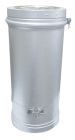 Tuyau inox / galva isolé pour foyers ouvers, fermés, inserts, poêles  diam. 360/300 mm - long. de 0,18 à 0,545m