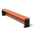 Demi coffre tunnel en terre cuite - 1/2 CVR 31,4 monobloc - long. 810 mm x haut. 314 mm x ep. 200 mm
