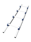 Échelle de toit aluminium 1 plan EVOKLIP entraxe 390 mm - haut. 1,649m - Evoklip - Echelles seules