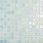 Mosaïque en verre recyclé - FUSION LIGHT GREEN 25X25MM