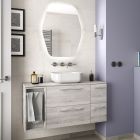 Miroir ORGANIC 800 avec LED lumière 800 x 1000 mm