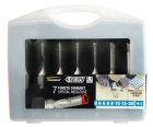 Mallette Grey Ceram 9pcs Ø6(x2)-8(x2) -10-15-20 + 1 pierre à aviver + 1 adaptateur M14