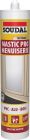 Mastic silicone neutre menuiserie ton pierre gris - cartouche de 280ml
