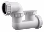 BB301 - Siphon de baignoire Ø 40 (1'1/2) - Plastique blanc
