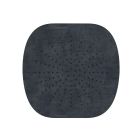 douche de tête extra-plate Sandwich chromé noir brossé