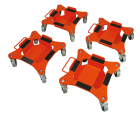 Patins universels - 4 patins 13cm x 13cm, force 360kg