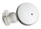 bonde de douche avec raccord orientable diametre 90 mm chrome