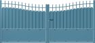 Portail en aluminium - PLUTON 2 CS 37