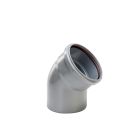 Coude PVC assainissement à joint 45° mâle/femelle Ø250 - COUDE MALE 45° D 250 GRIS JOIN