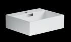 lavabo ceramic quarelo ss percage /robinetl.50xp.42xh.12.5 cm blanc